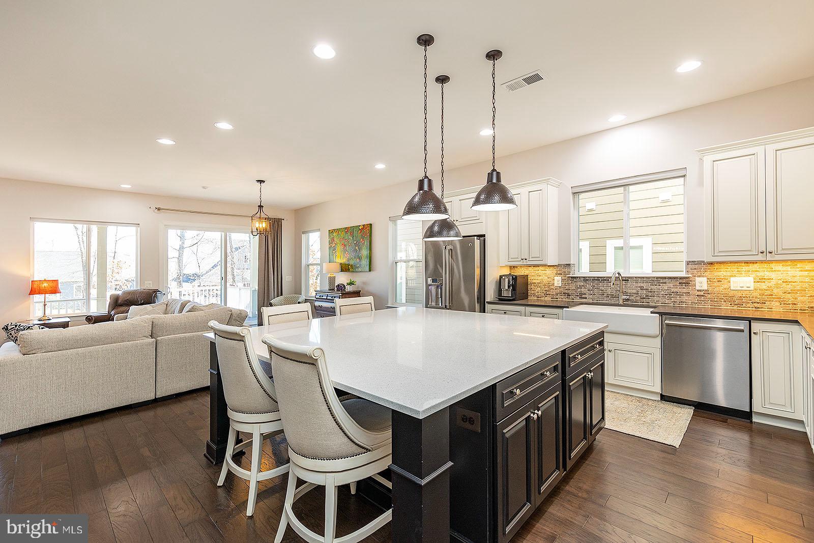 159 Towhee Drive White Post, VA 22663 - Photo 8 of 63 Square center island with seating/storage space