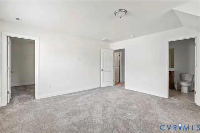 a view of an empty room