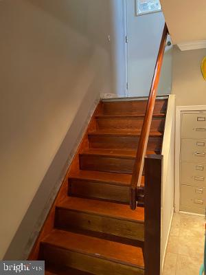 307 Garnett Road Joppa, MD 21085 - Photo 28 of 52 Stairs to basement and door to garage