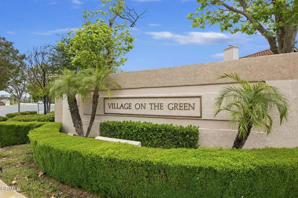 a view of a street with a tree in the background