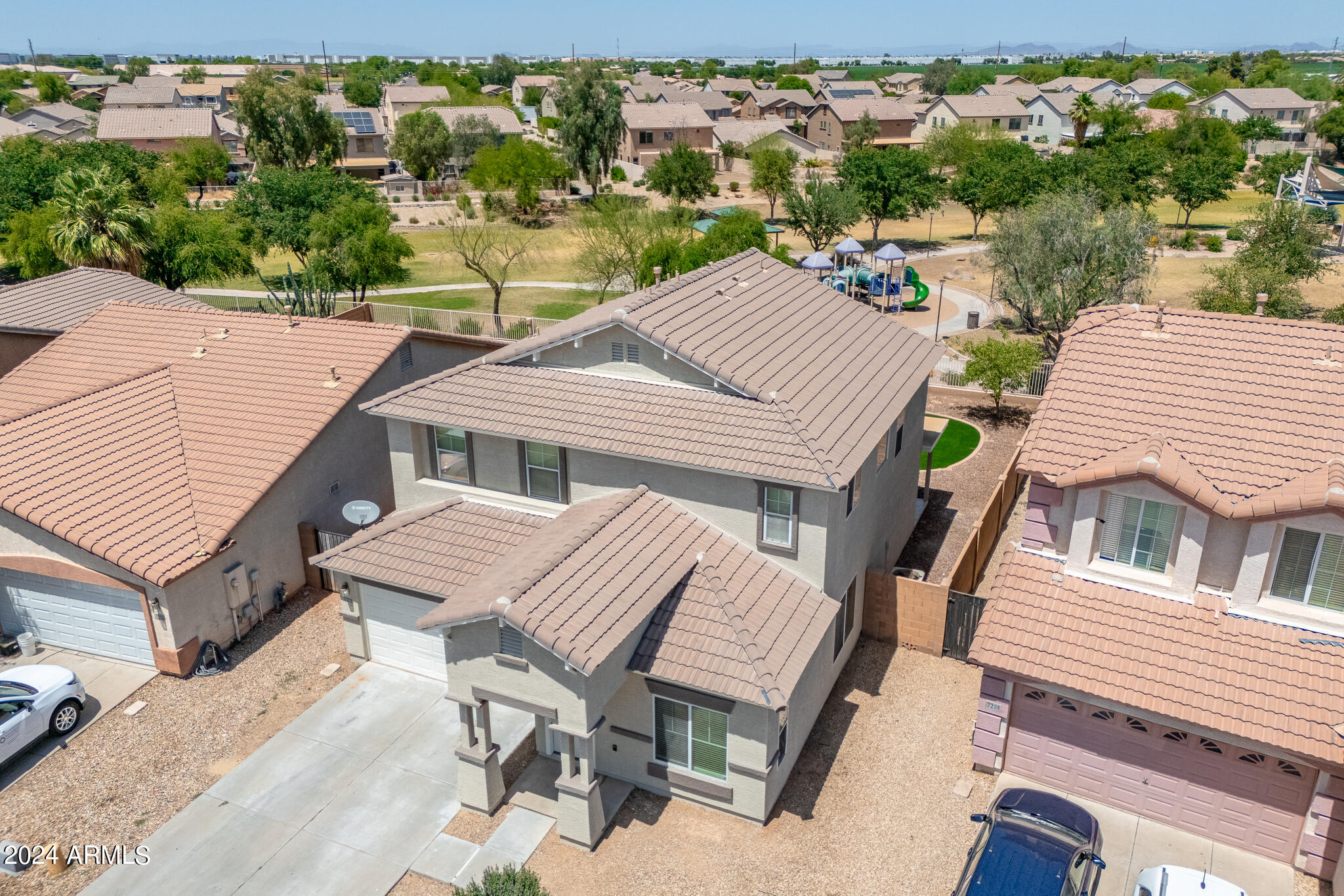 7208 West Crown King Road Phoenix, AZ 85043 - Photo 35 of 42 an aerial view of a house with a yard
