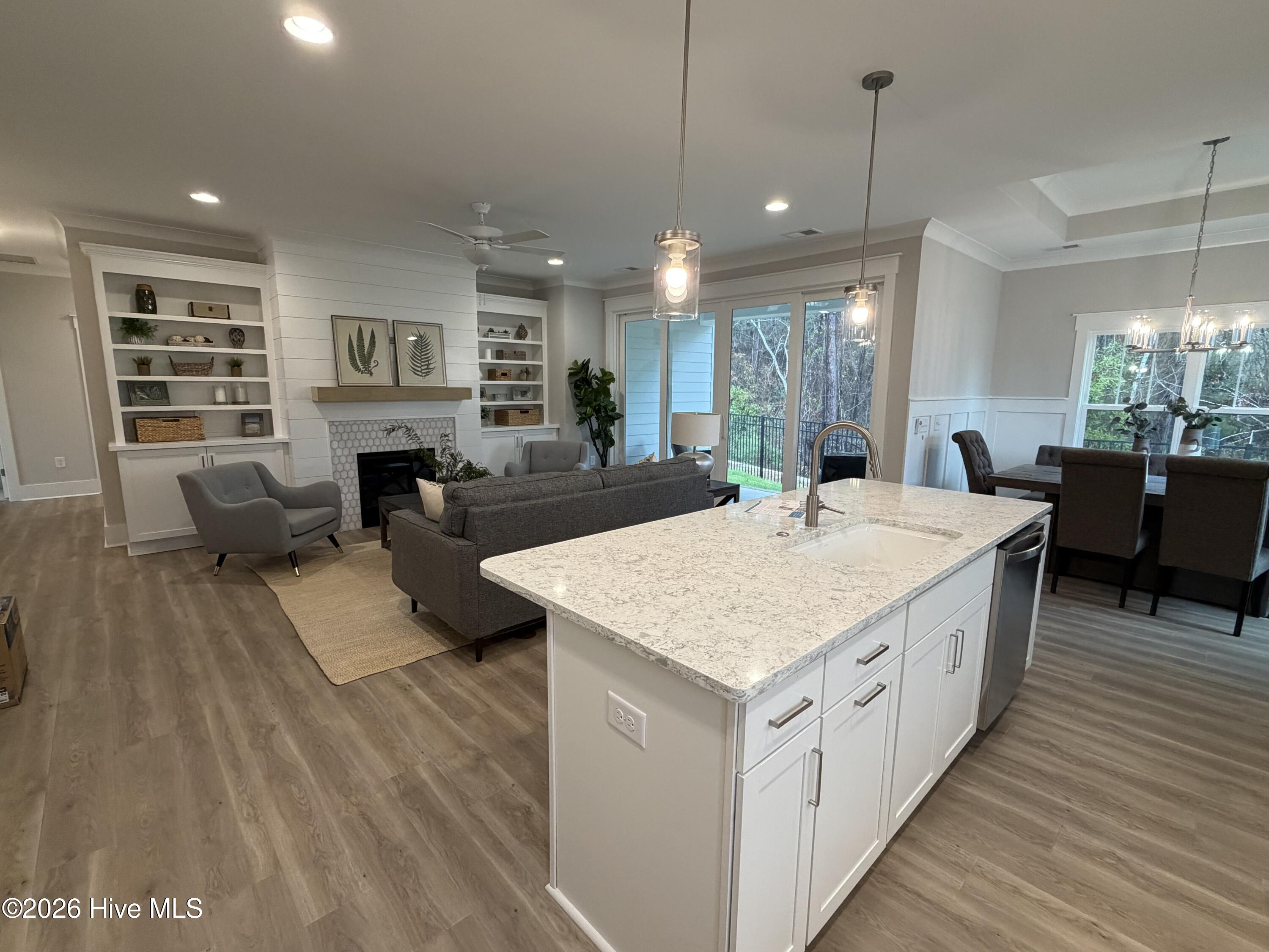 1522 Manta Ray Way Sunset Beach, NC 28468 - Photo 4 of 8 Great Room/Kitchen