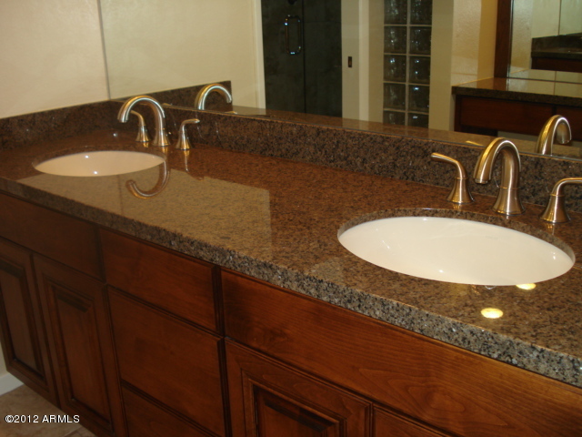 7760 East Gainey Ranch Road, Unit 10 Scottsdale, AZ 85258 - Photo 15 of 17 Double Sinks in Master Suite