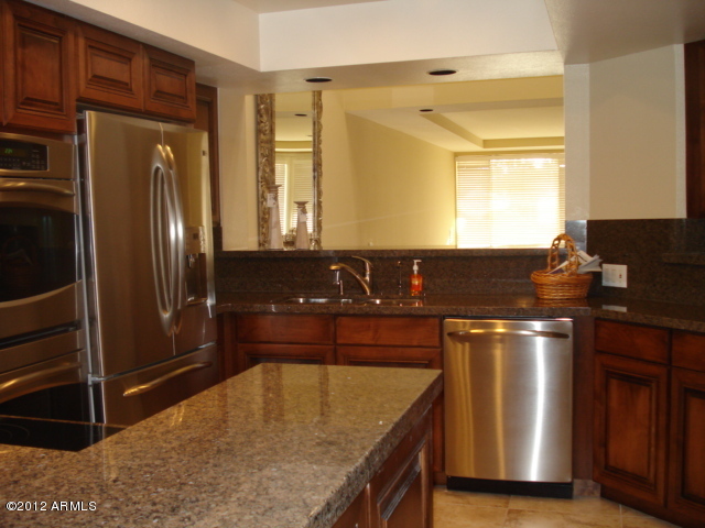 7760 East Gainey Ranch Road, Unit 10 Scottsdale, AZ 85258 - Photo 3 of 17 Remodeled Kitchen