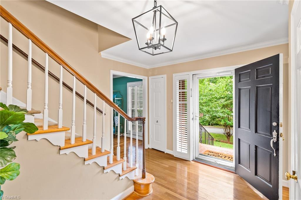 1318 Robinhood Road High Point, NC 27262 - Photo 9 of 43 Gleaming hardwoods greet you!
