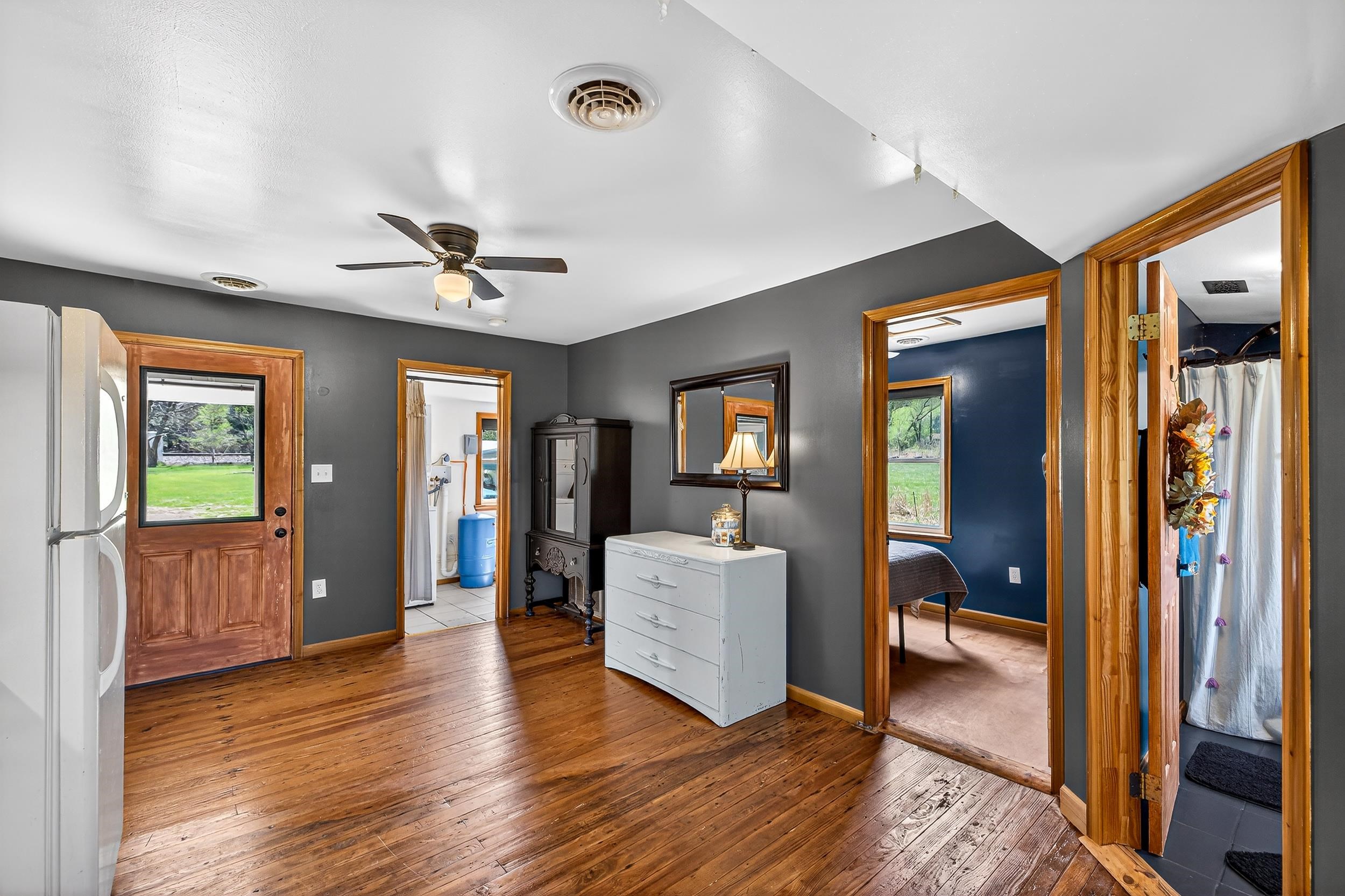 296 Keystone Road Stanley, VA 22851 - Photo 10 of 54 a living room with furniture and a wooden floor