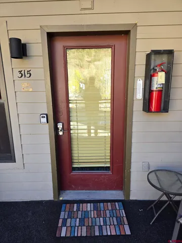 a front view of a house with entryway