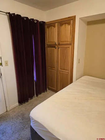 a bed room with a bed
