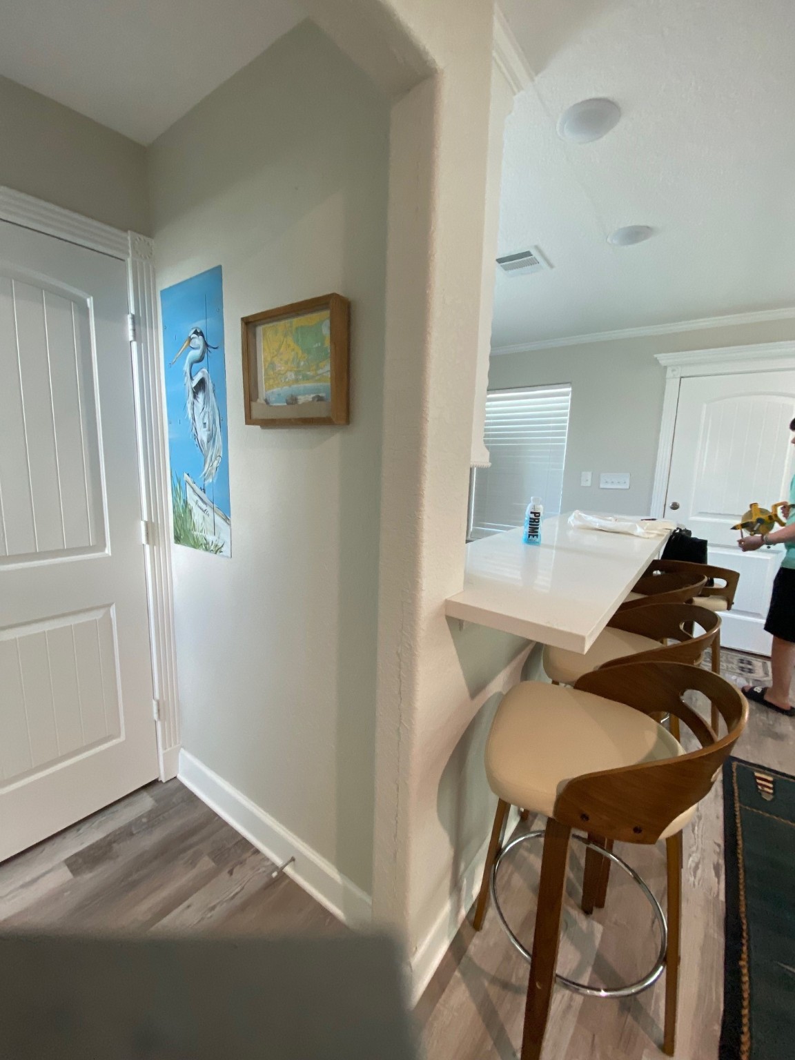 106 Pompano Lane Surfside Beach, TX 77541 - Photo 12 of 39 Wall between Kitchen and Hall to Bathroom