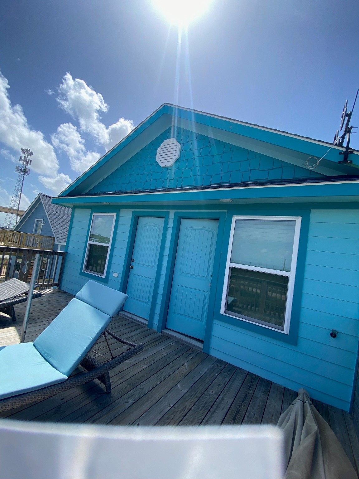 106 Pompano Lane Surfside Beach, TX 77541 - Photo 25 of 39 Balcony Deck accessible from both Bedrooms