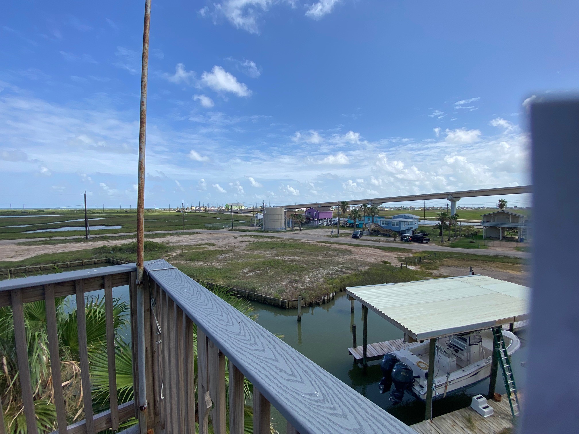106 Pompano Lane Surfside Beach, TX 77541 - Photo 32 of 39 View of ICW Bridge on right side of House