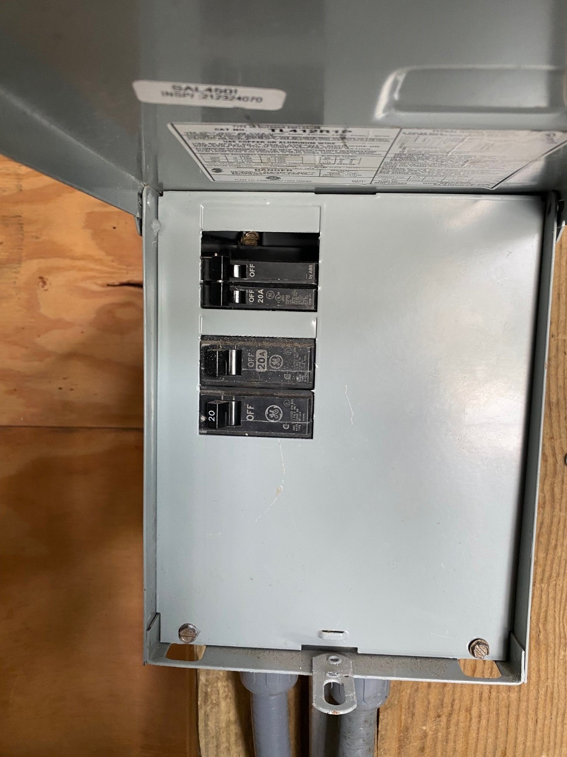 106 Pompano Lane Surfside Beach, TX 77541 - Photo 39 of 39 Breaker Box in Garage