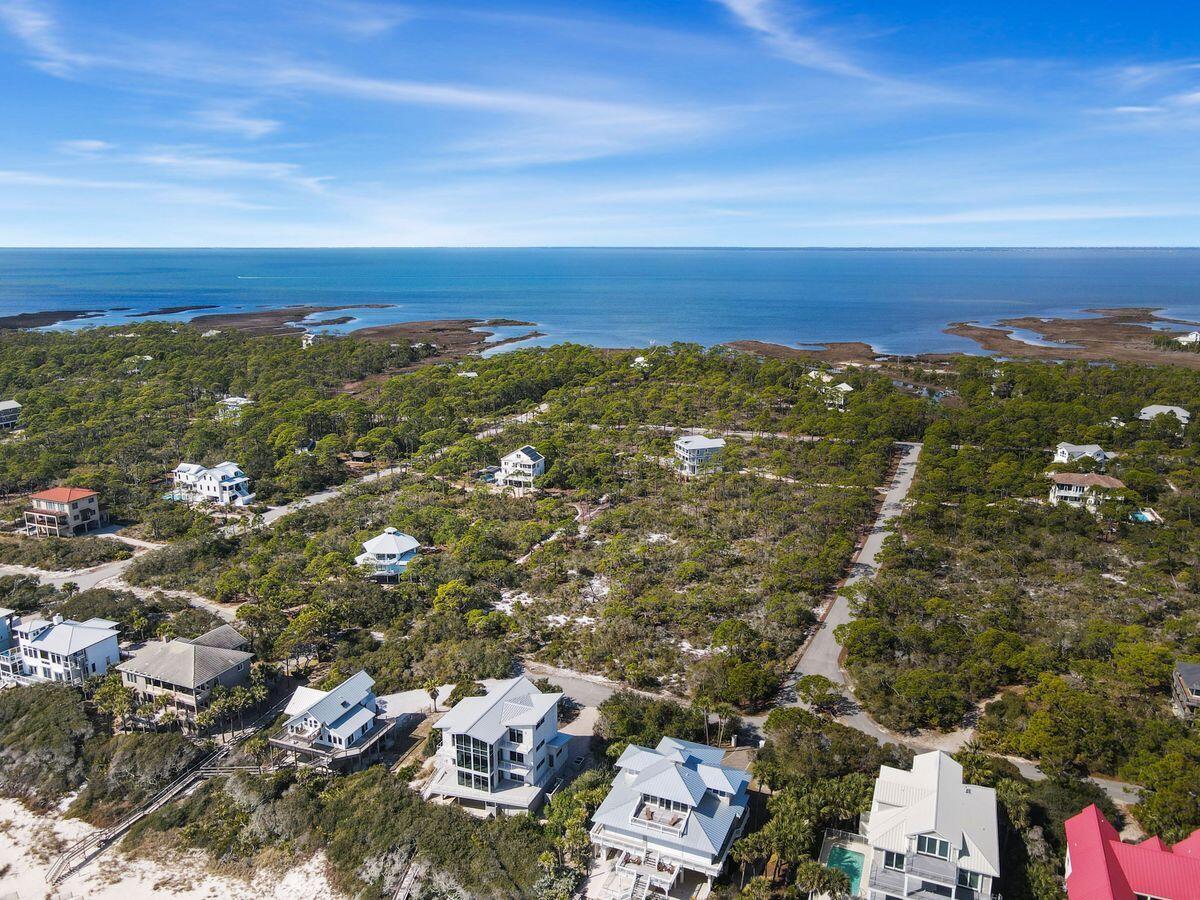 1644 Hawthorne Lane St. George Island, FL 32328 - Photo 7 of 24 an aerial view of residential building with parking space