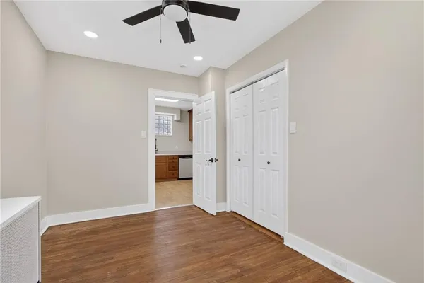 wooden floor in an empty room