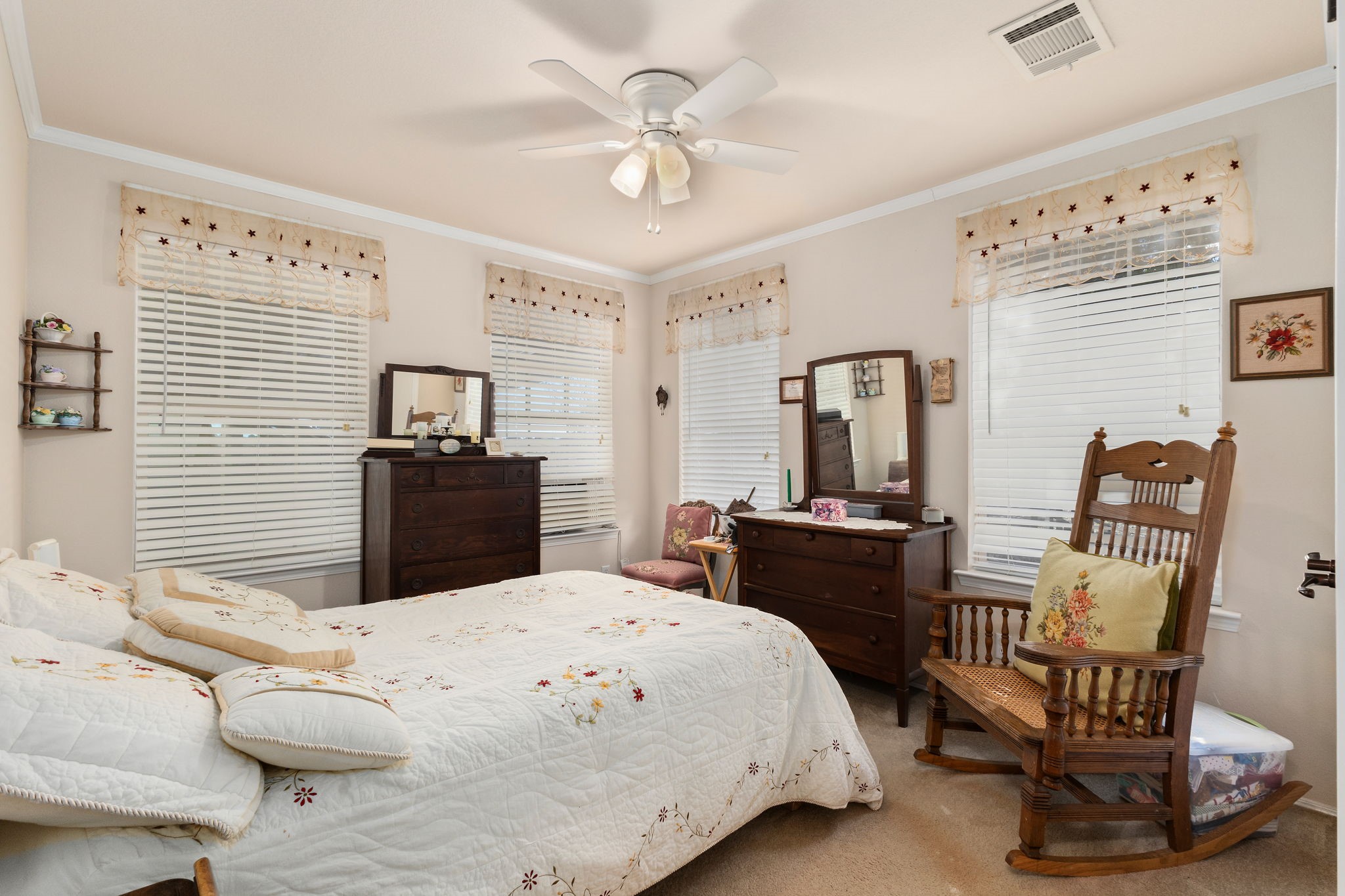 8103 Adamek Road Brenham, TX 77833 - Photo 29 of 42 a bedroom with a bed and furniture