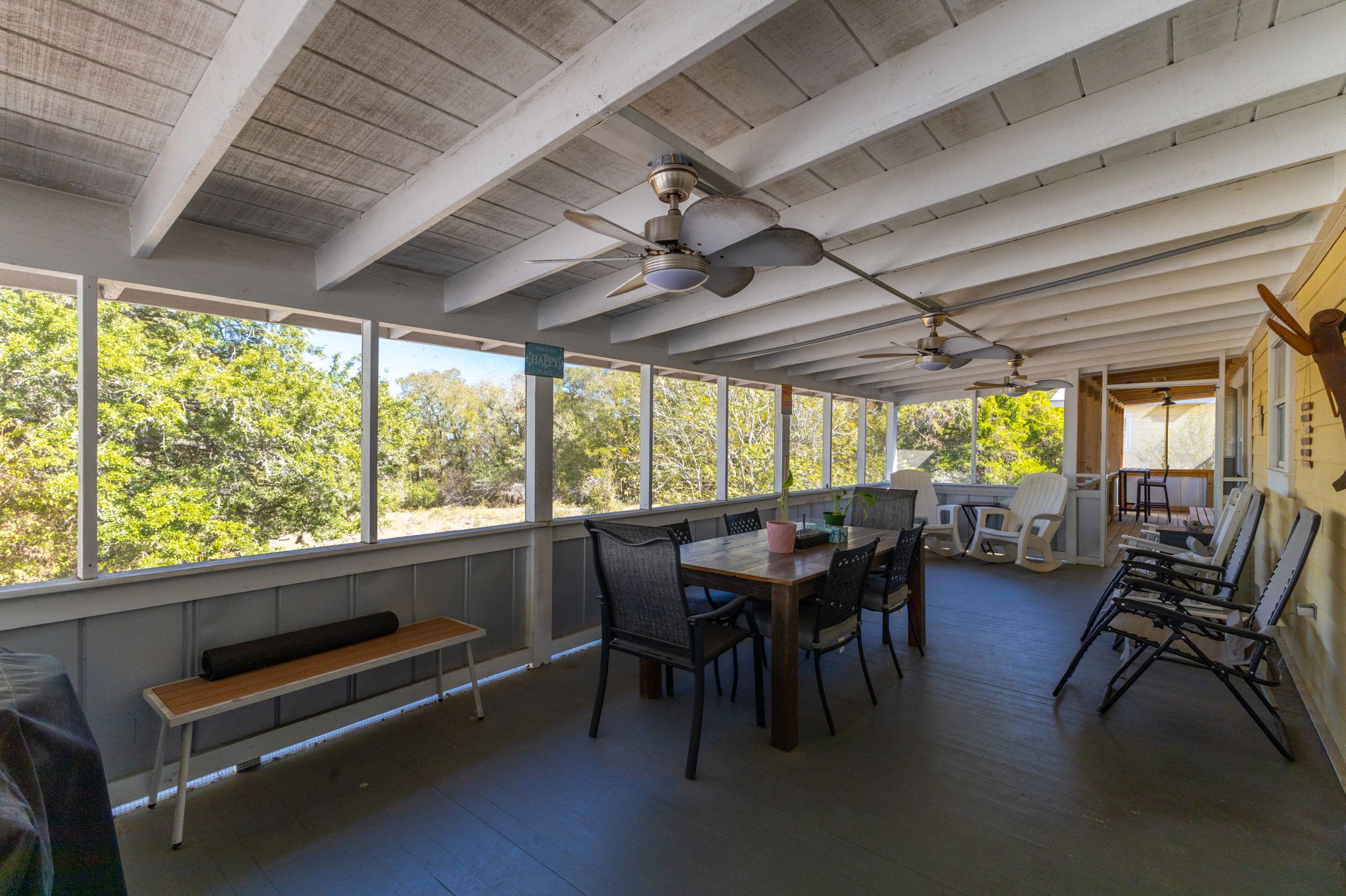 8103 Adamek Road Brenham, TX 77833 - Photo 30 of 42 a view of a dining room with furniture window and outside view