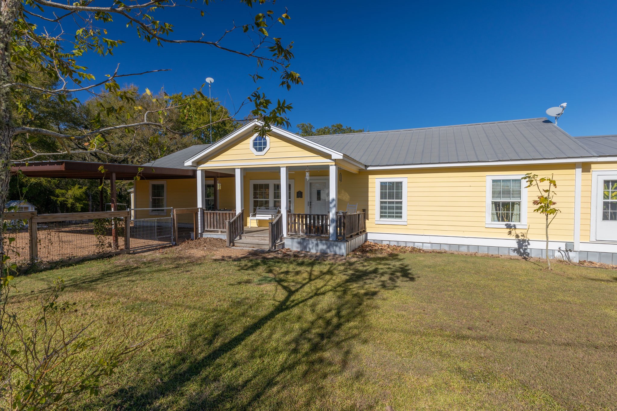 8103 Adamek Road Brenham, TX 77833 - Photo 41 of 42 a view of a house with a swimming pool