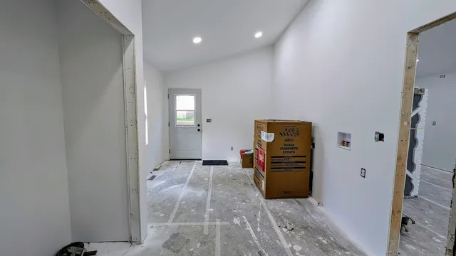 a view of an empty room