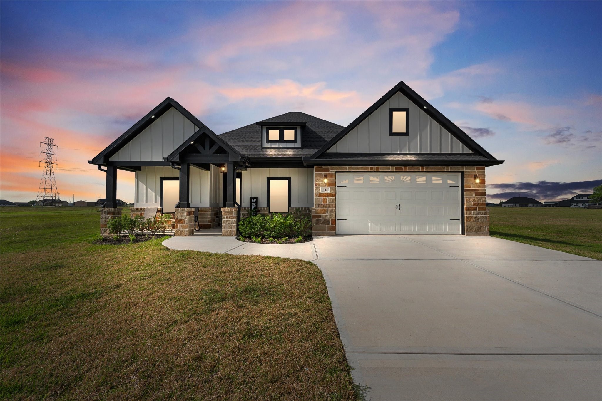 447 Sunset Trail Angleton, TX 77515 - Photo 39 of 41 Twilight View