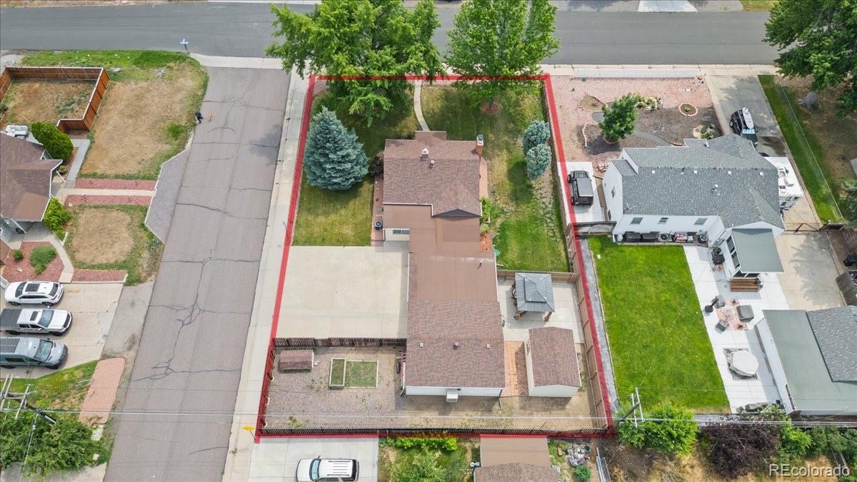 4095 Quay Street Wheat Ridge, CO 80033 - Photo 32 of 32 an aerial view of a house