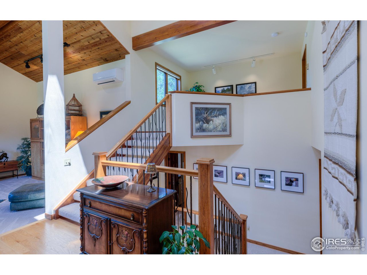 293 Broken Fence Road Boulder, CO 80302 - Photo 14 of 40 Custom Designed Iron Stair Railing