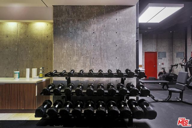 a bathroom with a mirror