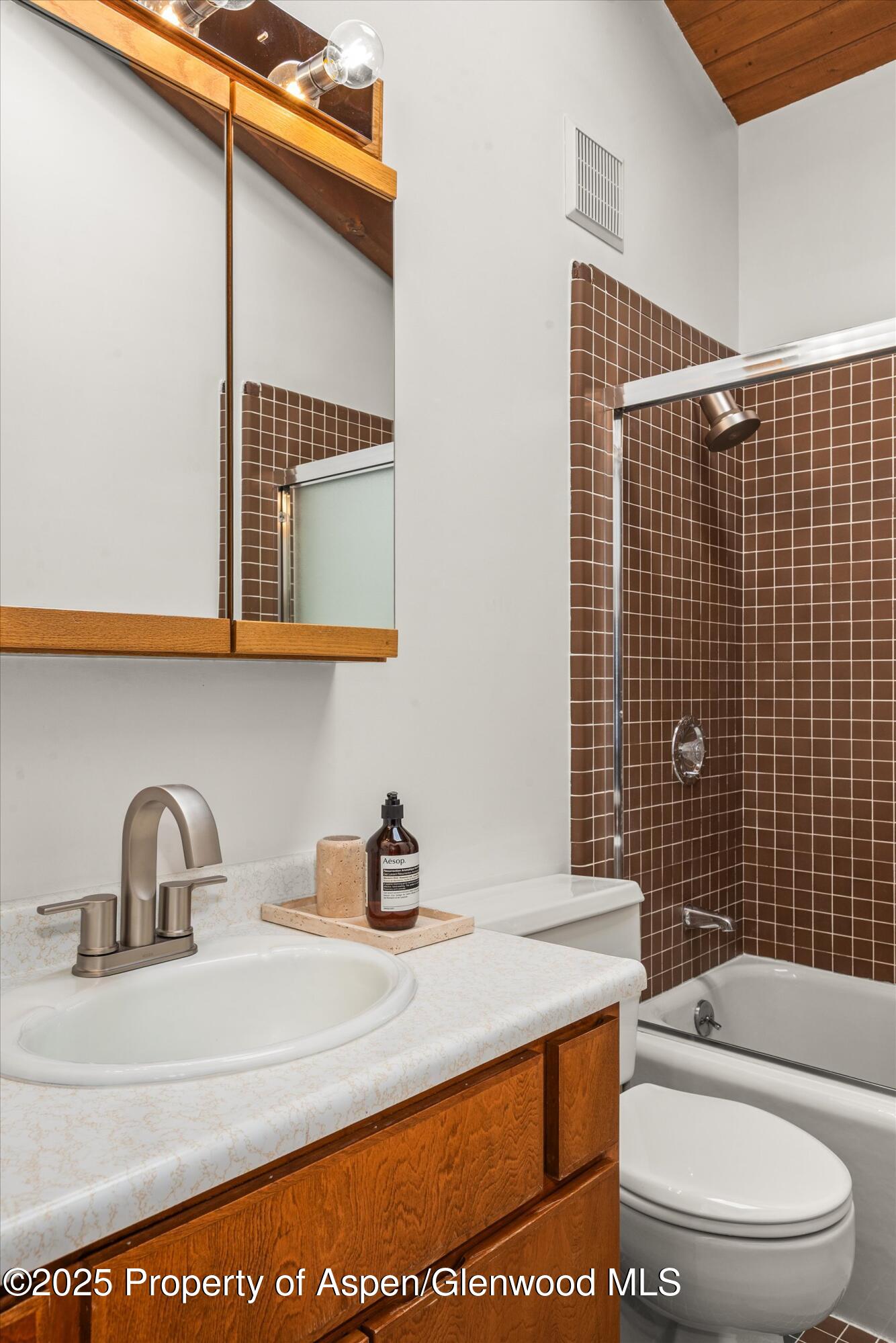 2227 Juniper Hill Road Aspen, CO 81611 - Photo 29 of 40 a bathroom with a sink toilet and shower