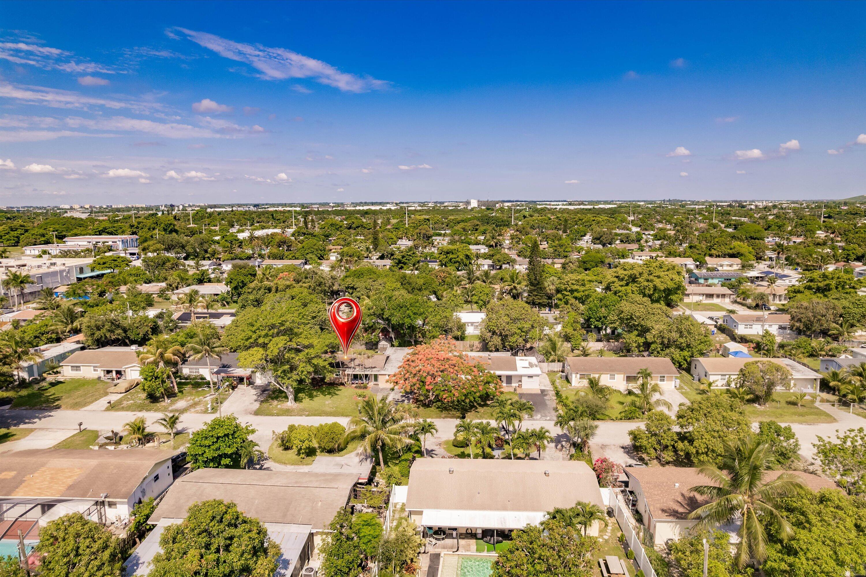 1671 North Cypress Road Pompano Beach, FL 33060 - Photo 33 of 34 31-Aerial Photo 031