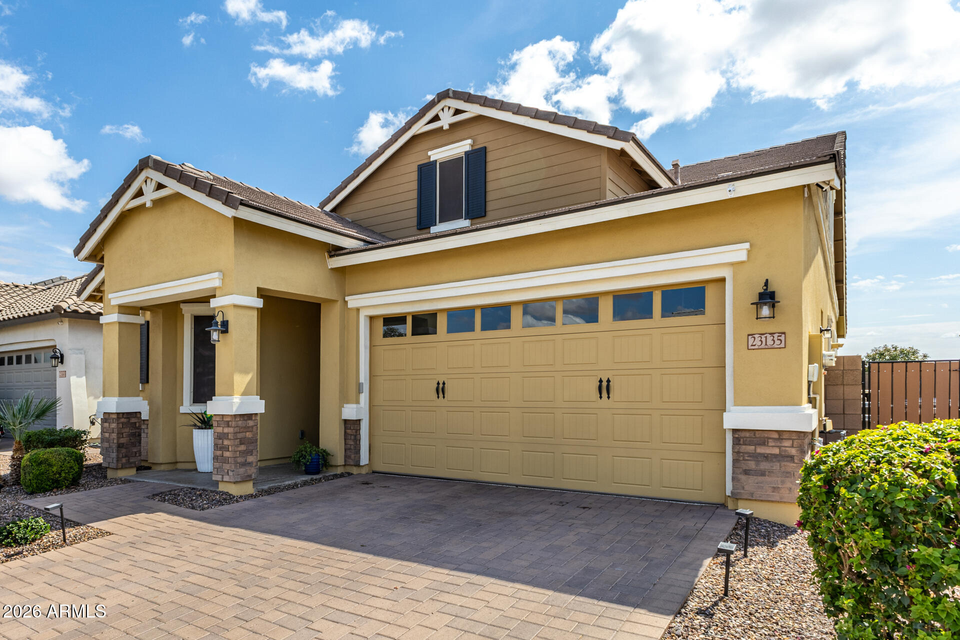 23135 East Thornton Road Queen Creek, AZ 85142 - Photo 6 of 61 a front view of a house
