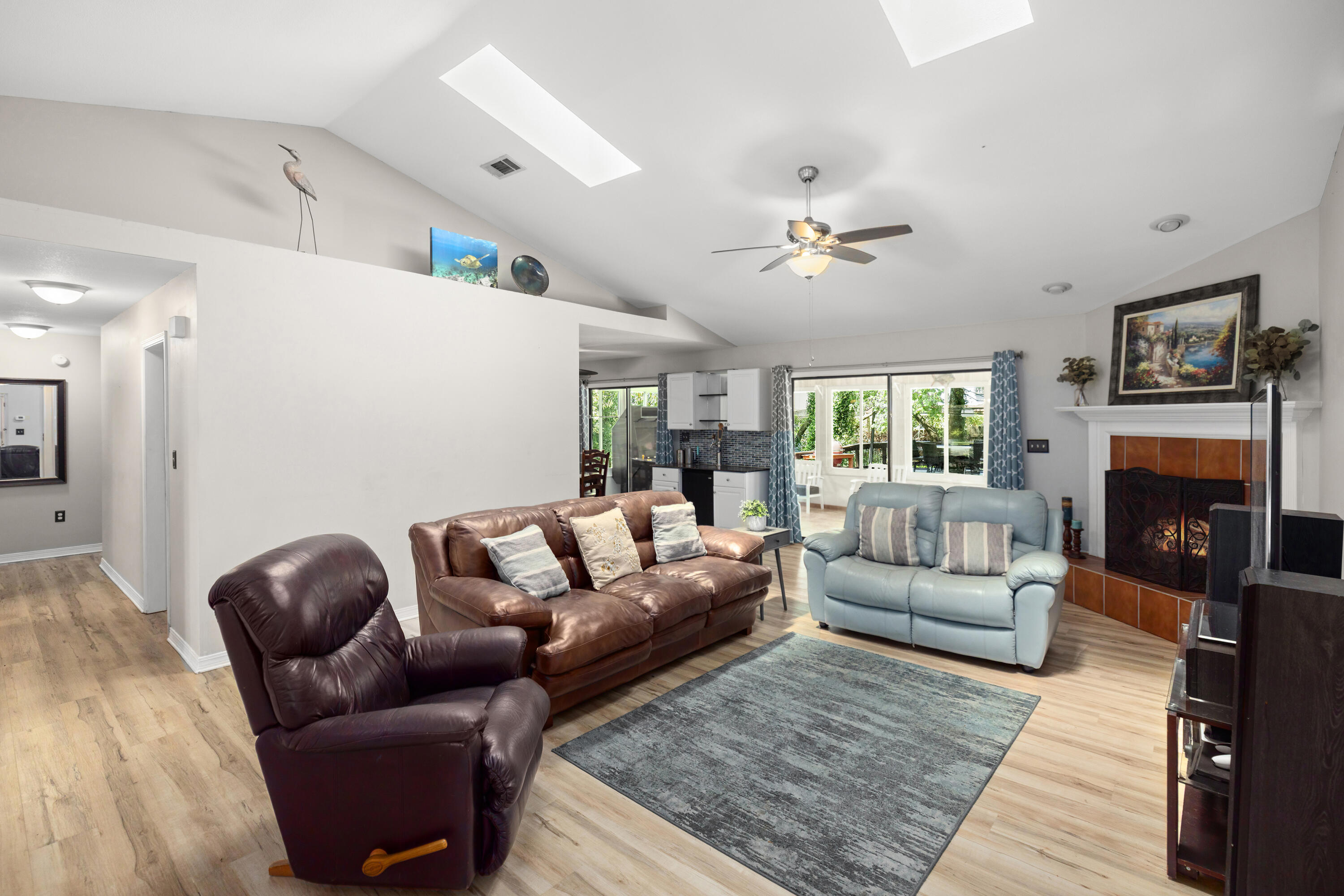 314 Ruckel Drive Niceville, FL 32578 - Photo 12 of 66 a living room with furniture fireplace and window