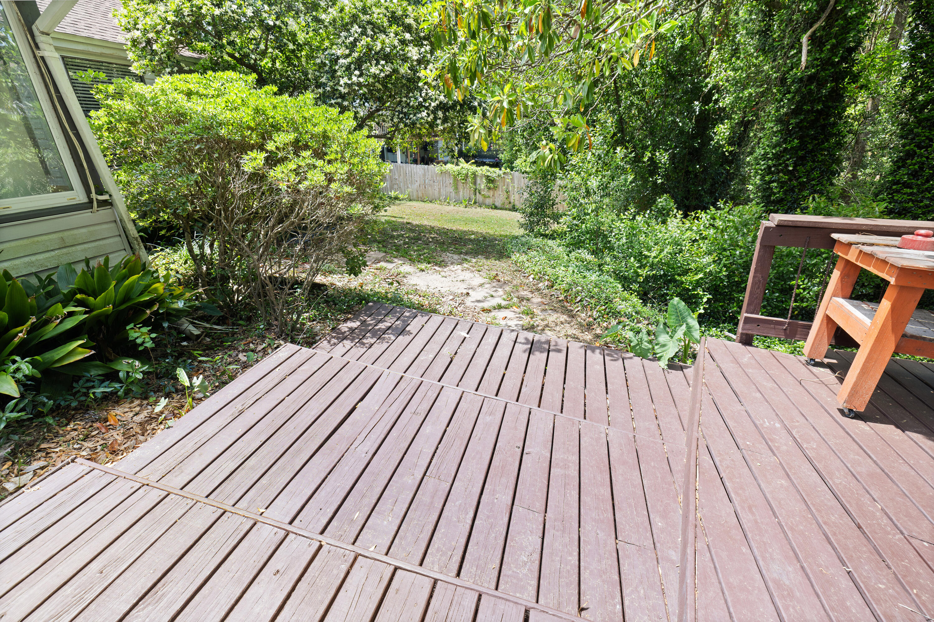 314 Ruckel Drive Niceville, FL 32578 - Photo 51 of 66 a view of deck with wooden floor and outdoor space