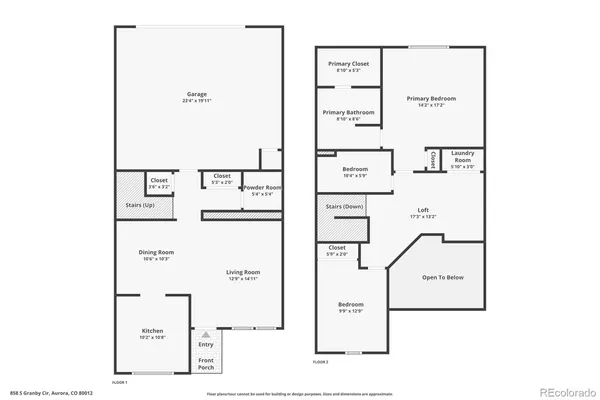 $340,000 | 858 South Granby Circle, Aurora, CO 80012
