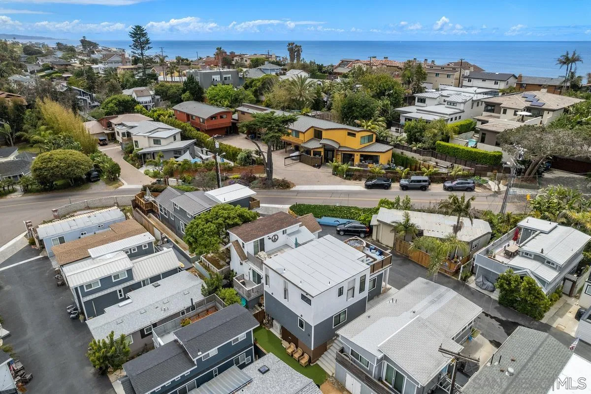 123 Jasper Street, Unit 29 Encinitas, CA 92024 - Photo 17 of 19 an aerial view of a city with lots of residential buildings