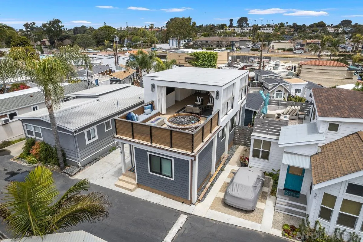 123 Jasper Street, Unit 29 Encinitas, CA 92024 - Photo 19 of 19 an aerial view of a house with a yard in front of it