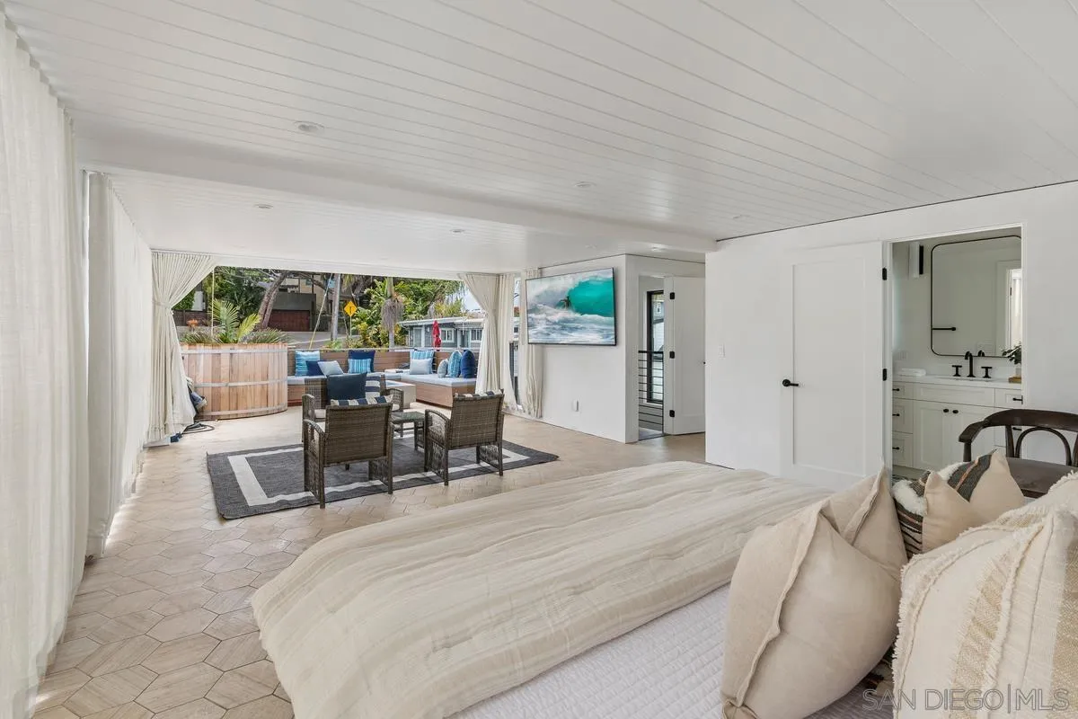 123 Jasper Street, Unit 29 Encinitas, CA 92024 - Photo 8 of 19 a bedroom with furniture and a large window