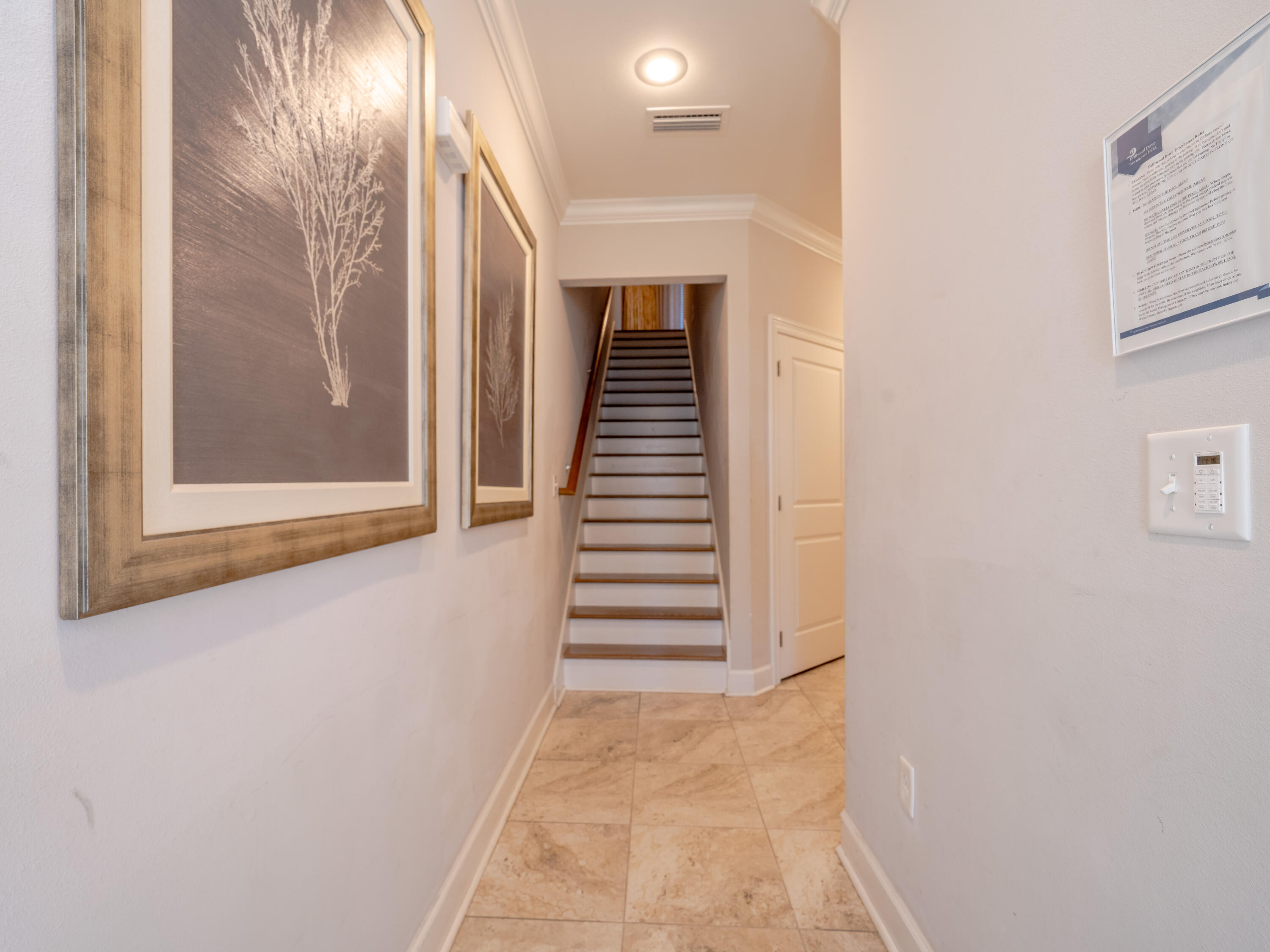 257 Driftwood Road, Unit 2 Miramar Beach, FL 32550 - Photo 3 of 35 a view of a hallway with stairs
