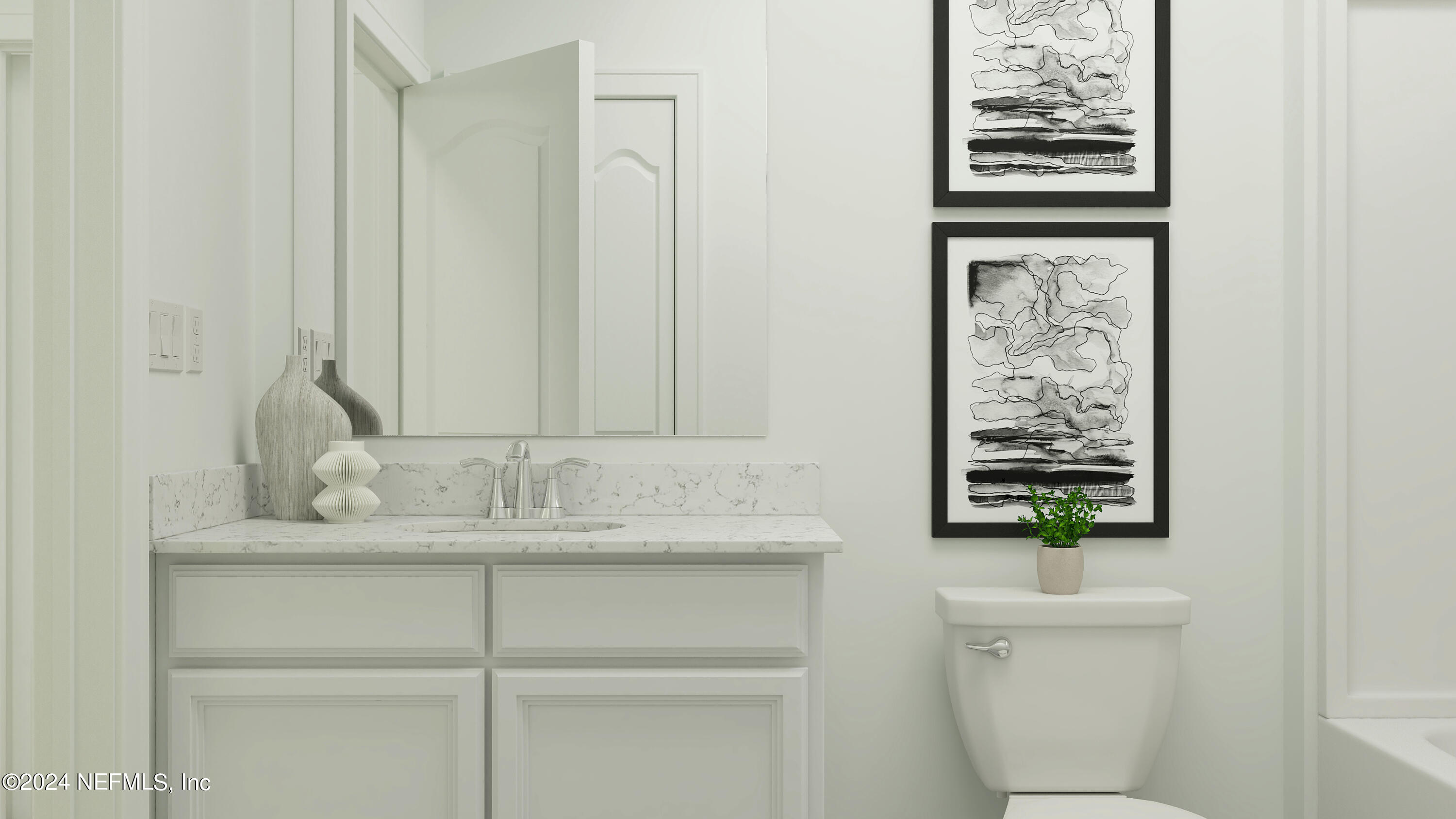 25 Nepessing Row St. Augustine, FL 32092 - Photo 22 of 40 a bathroom with a sink a toilet and mirror