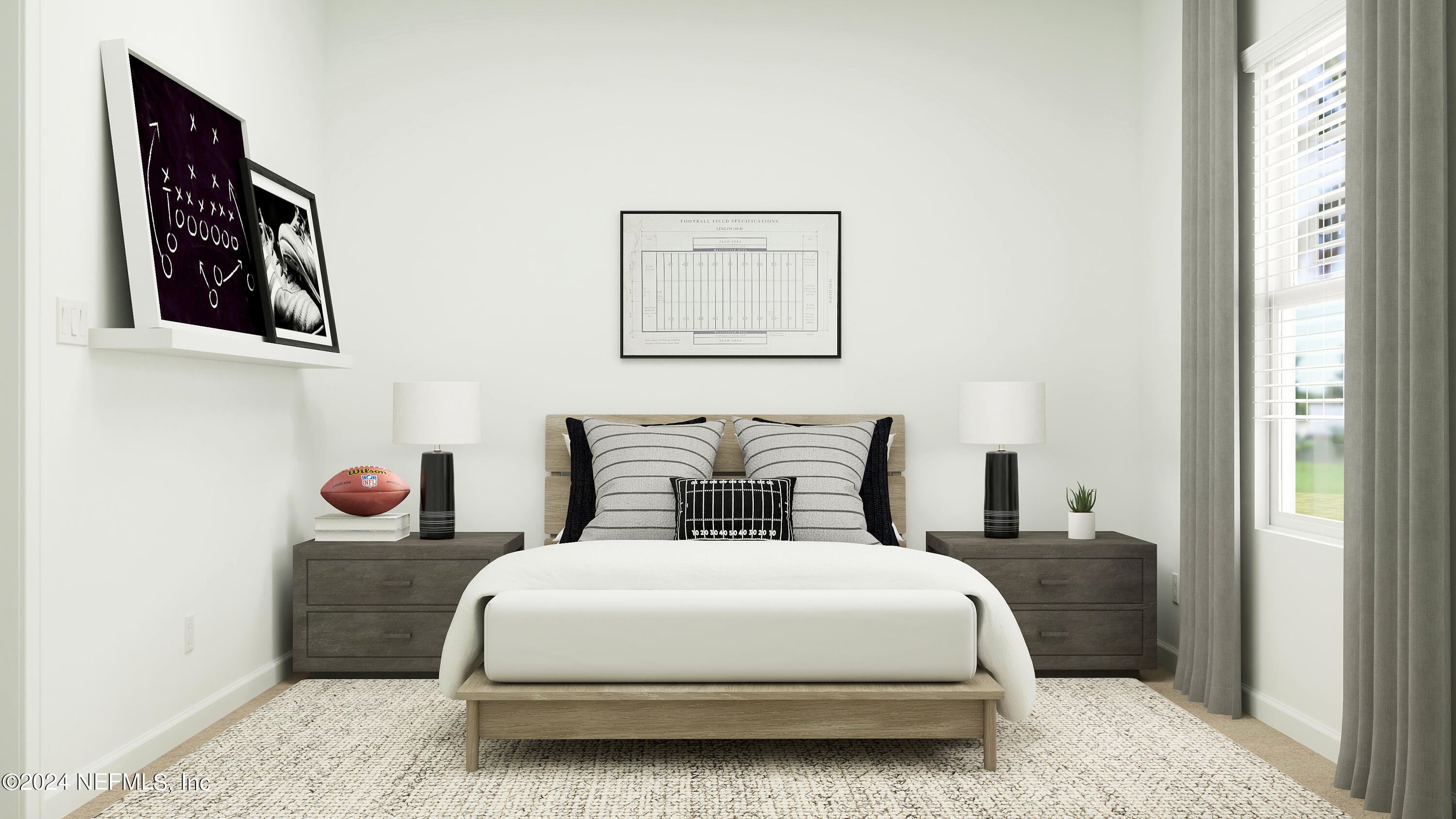 25 Nepessing Row St. Augustine, FL 32092 - Photo 25 of 40 a bedroom with a bed and a painting on the wall