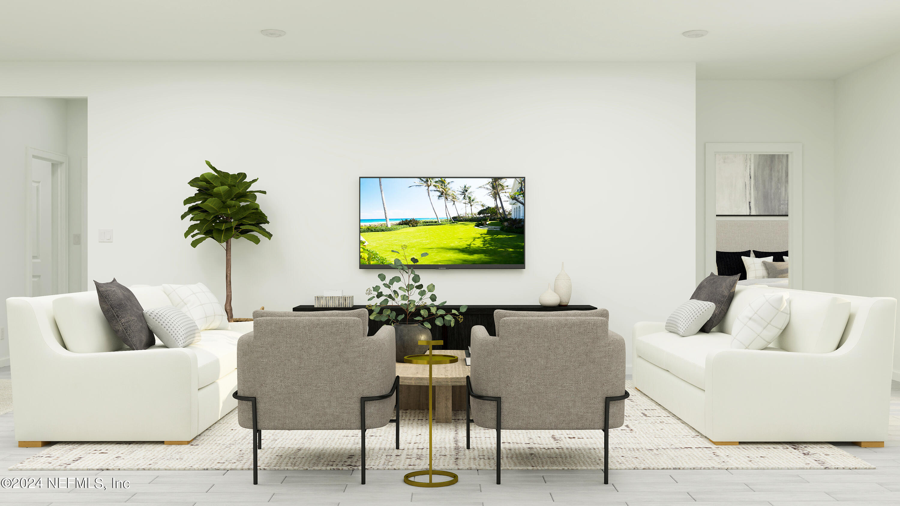 25 Nepessing Row St. Augustine, FL 32092 - Photo 30 of 40 a living room with furniture and a potted plant