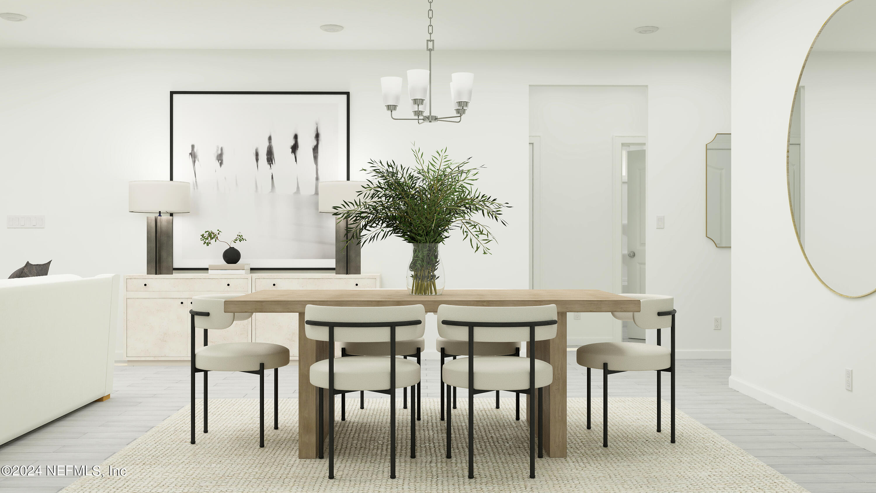 25 Nepessing Row St. Augustine, FL 32092 - Photo 32 of 40 a view of a dining room with furniture and chandelier
