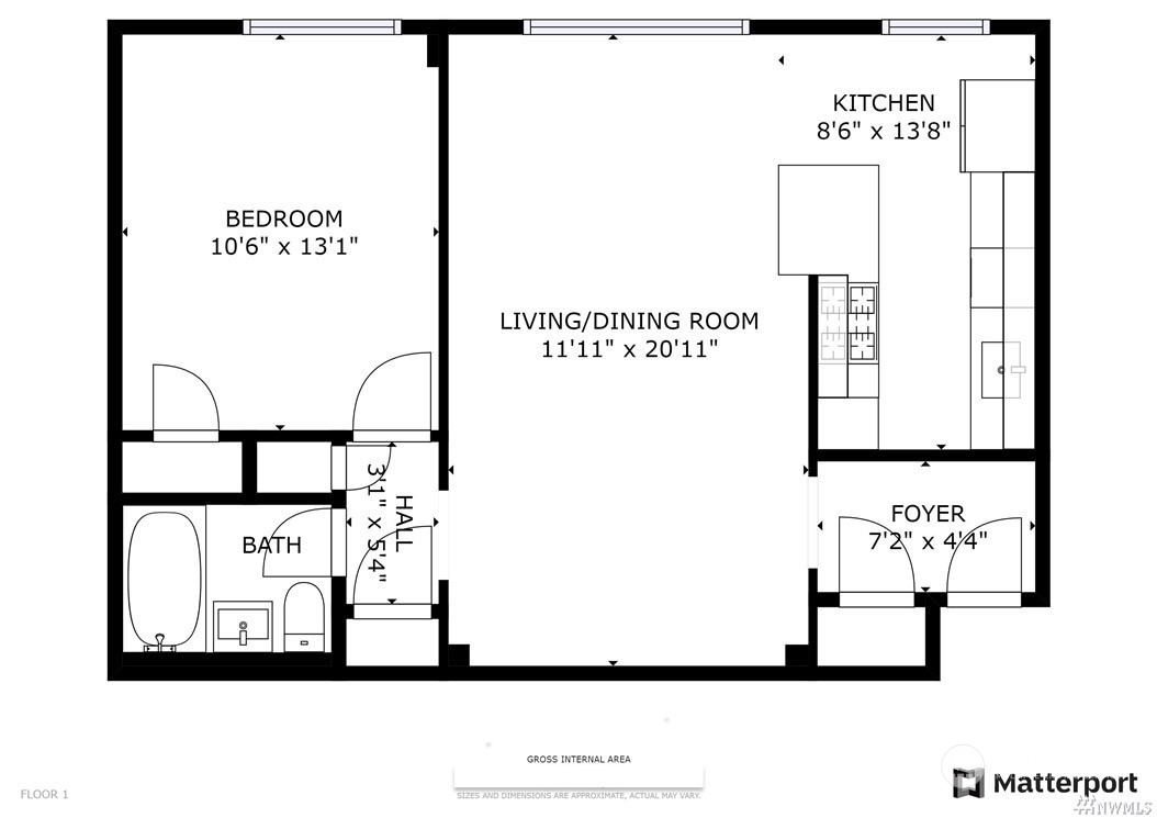 1105 Spring Street, Unit 203 Seattle, WA 98104 - Photo 12 of 21