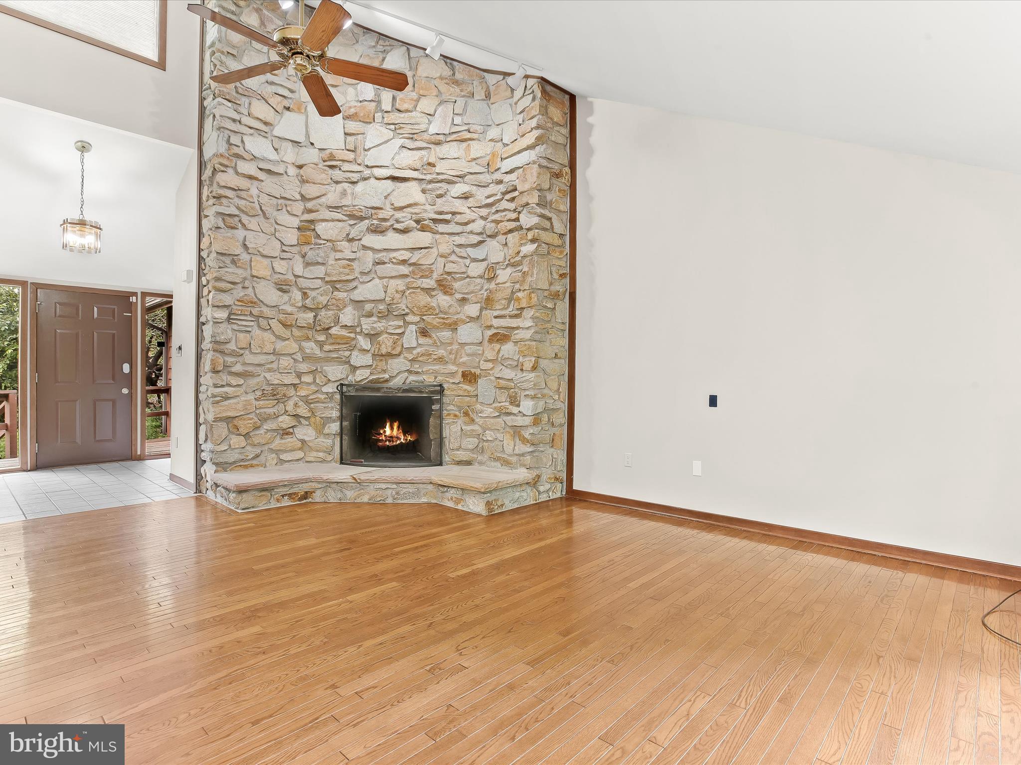 13275 Hunt Ridge Road Ellicott City, MD 21042 - Photo 12 of 62 One of a kind custom stone fireplace