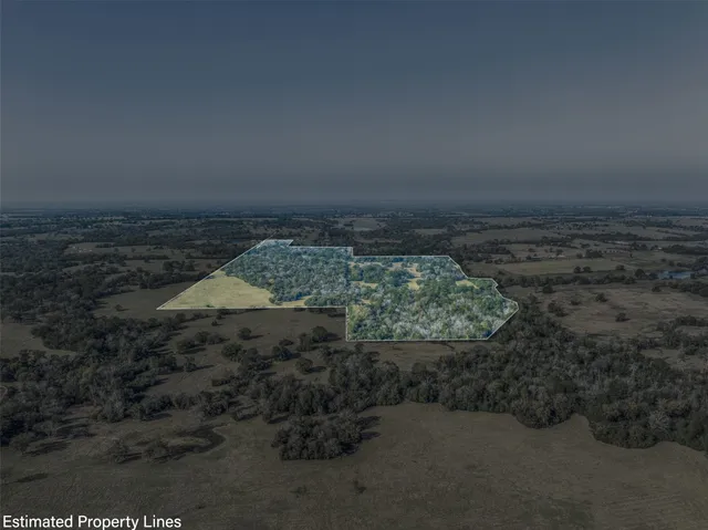 a view of a yard with a street