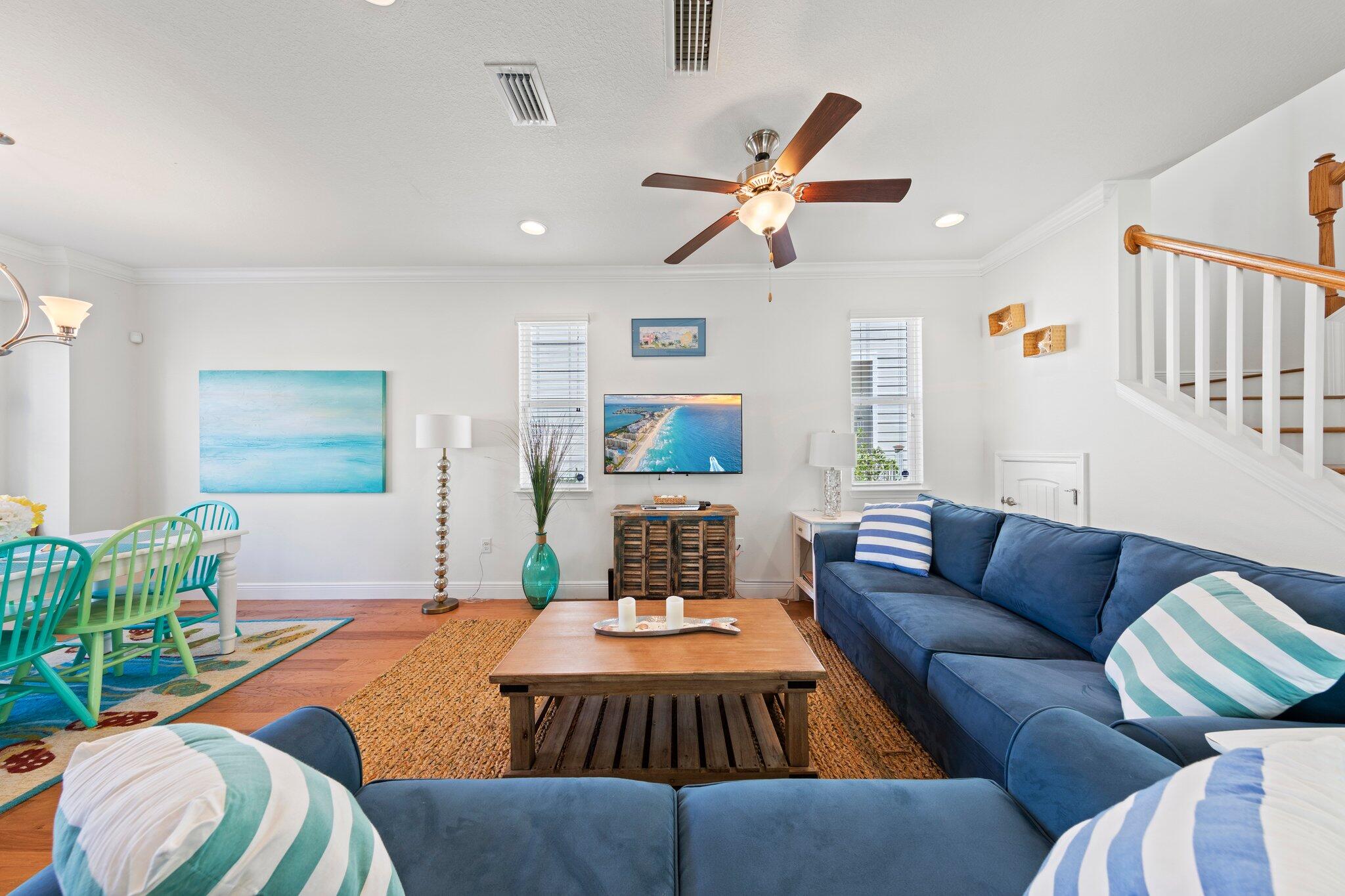 174 Sandpine Loop Inlet Beach, FL 32461 - Photo 21 of 45 a bedroom with a bed and wooden floor