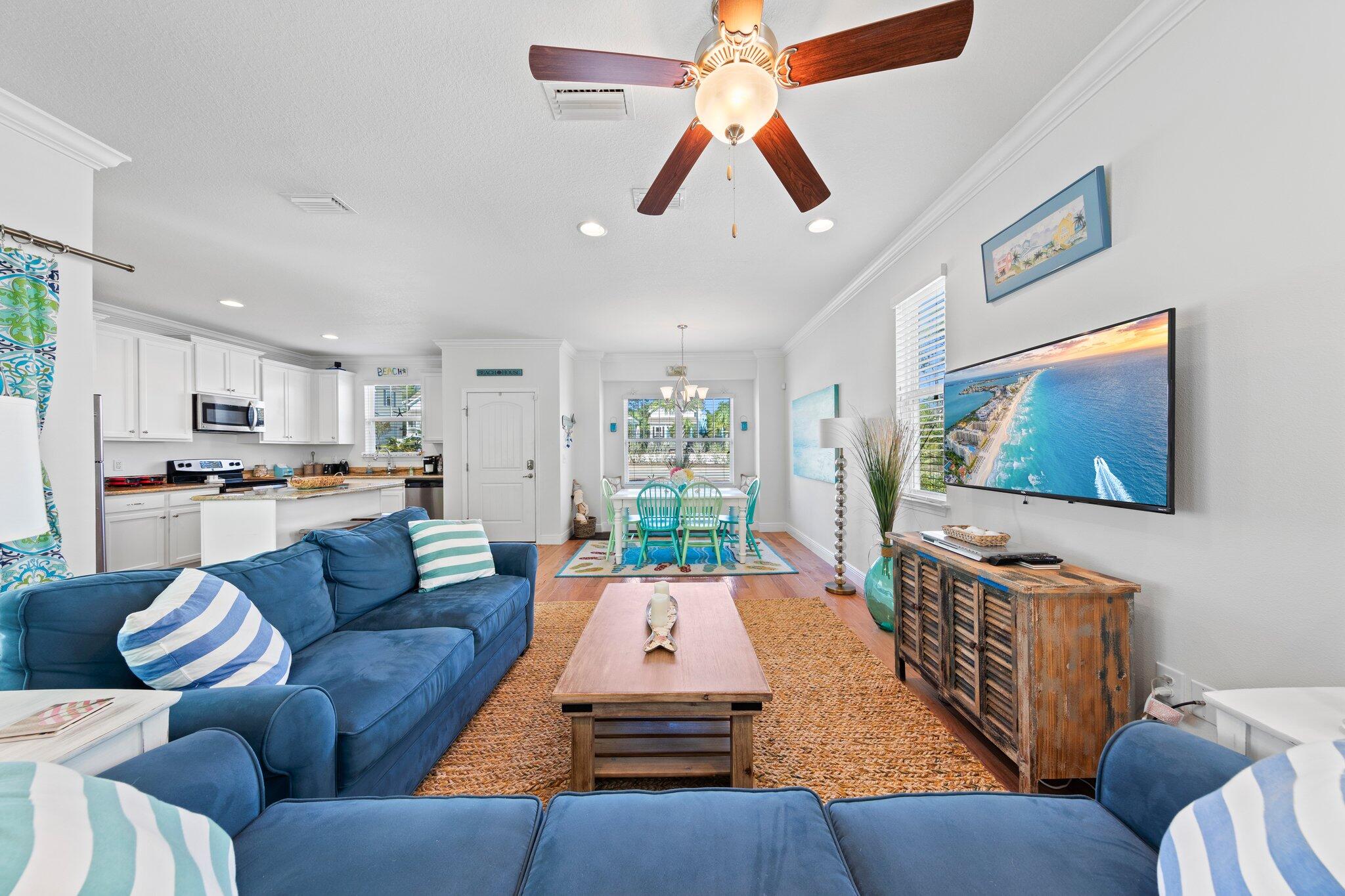 174 Sandpine Loop Inlet Beach, FL 32461 - Photo 23 of 45 a living room with furniture and a flat screen tv