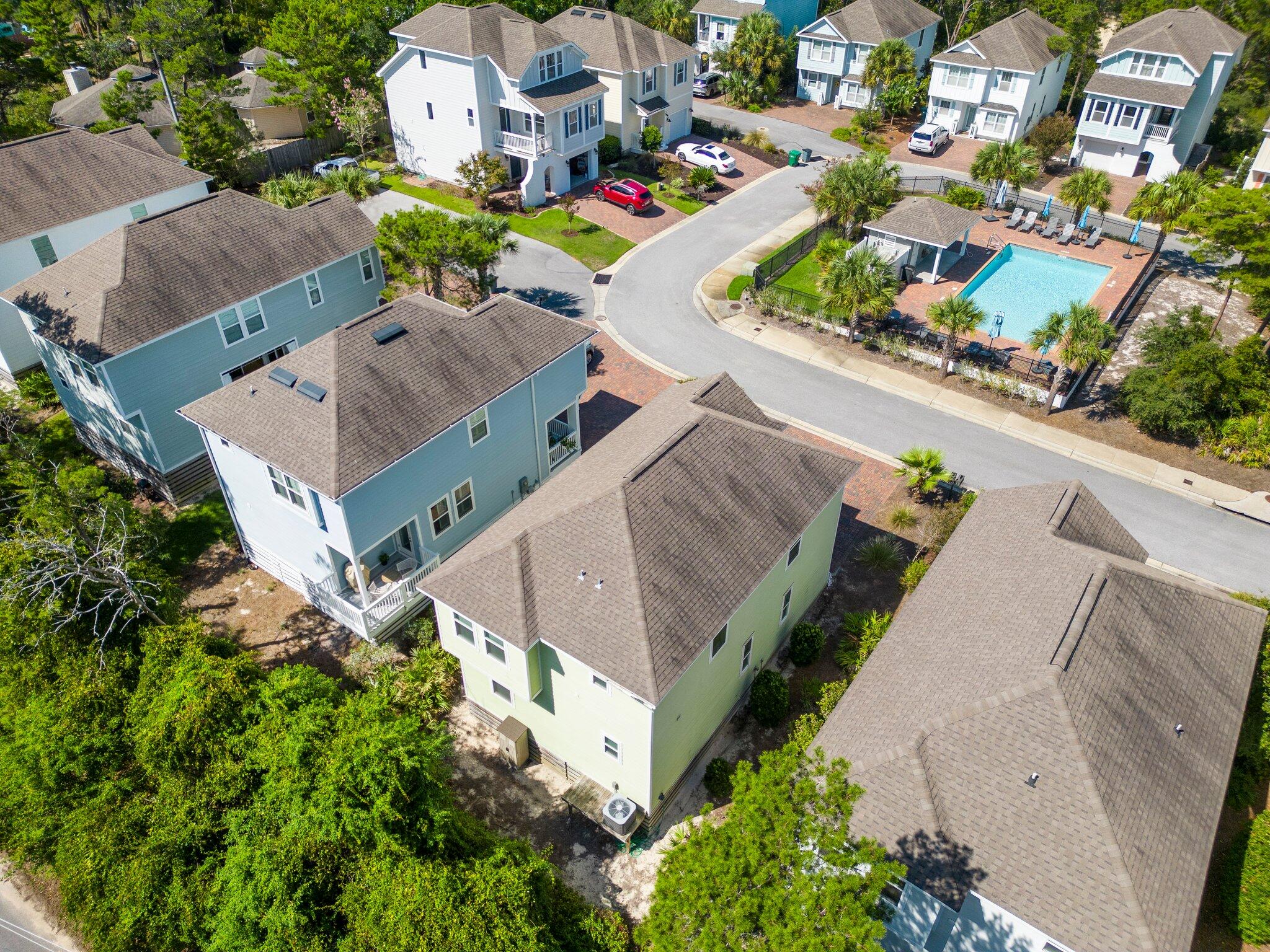 174 Sandpine Loop Inlet Beach, FL 32461 - Photo 4 of 45 an aerial view of residential houses with outdoor space
