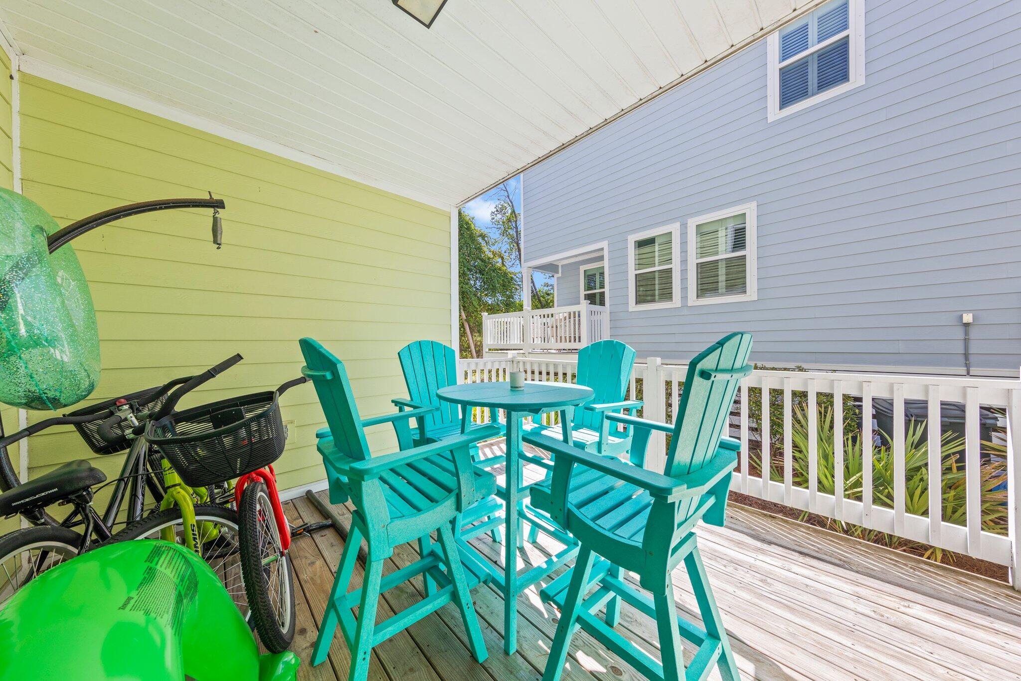 174 Sandpine Loop Inlet Beach, FL 32461 - Photo 44 of 45 a view of a chairs and table in a balcony