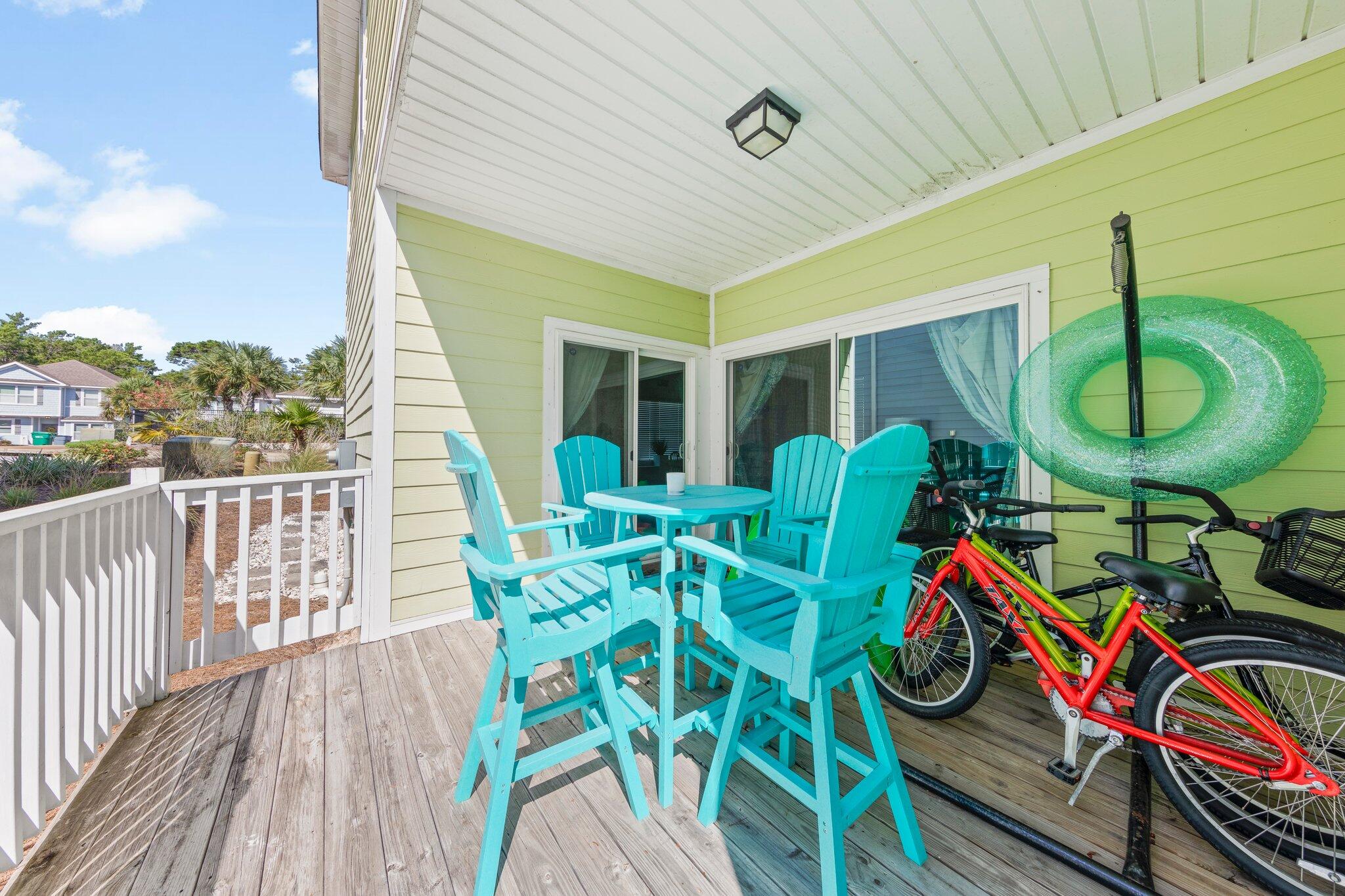 174 Sandpine Loop Inlet Beach, FL 32461 - Photo 45 of 45 a view of a chairs and table in the balcony