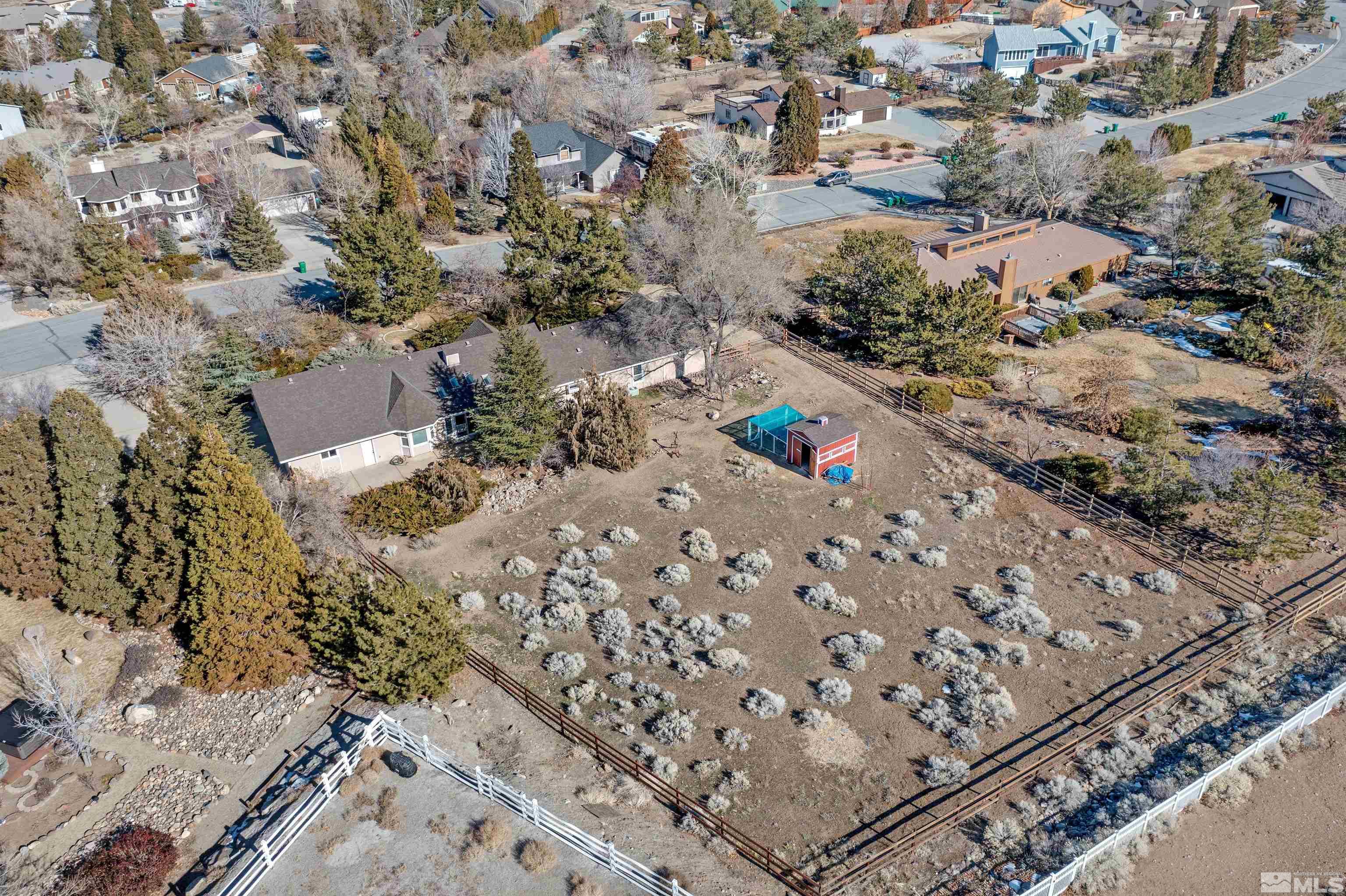 1200 Lampe Road Reno, NV 89511 - Photo 34 of 34 an aerial view of house with a yard