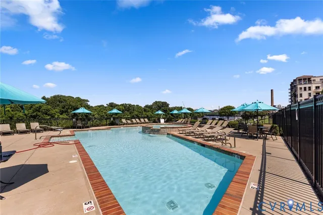 a view of a lake with outdoor space